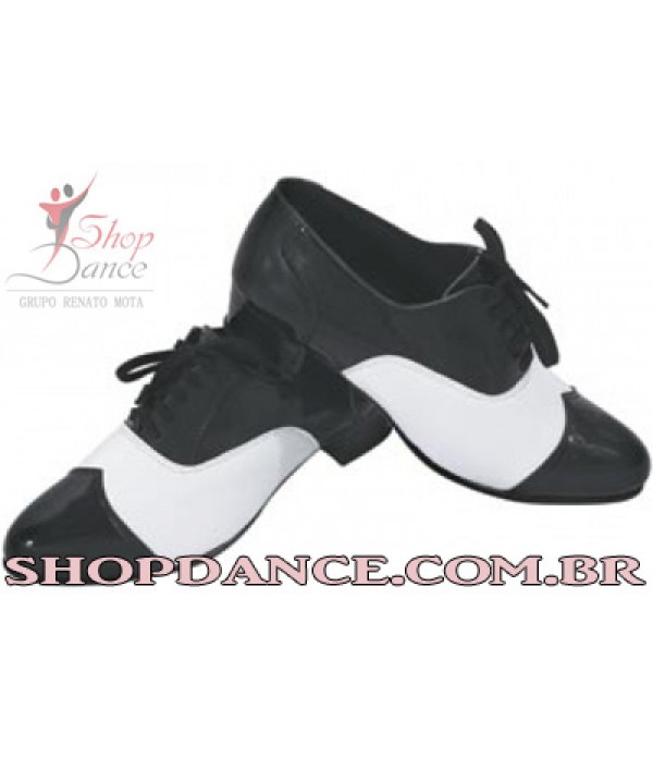 Sapato Cj 01 bicolor com detalhe no bico